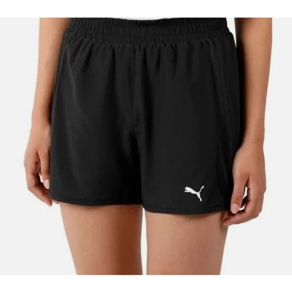 PUMA Woven Active Shorts Black Lightweight Women’s Small Athletic Running